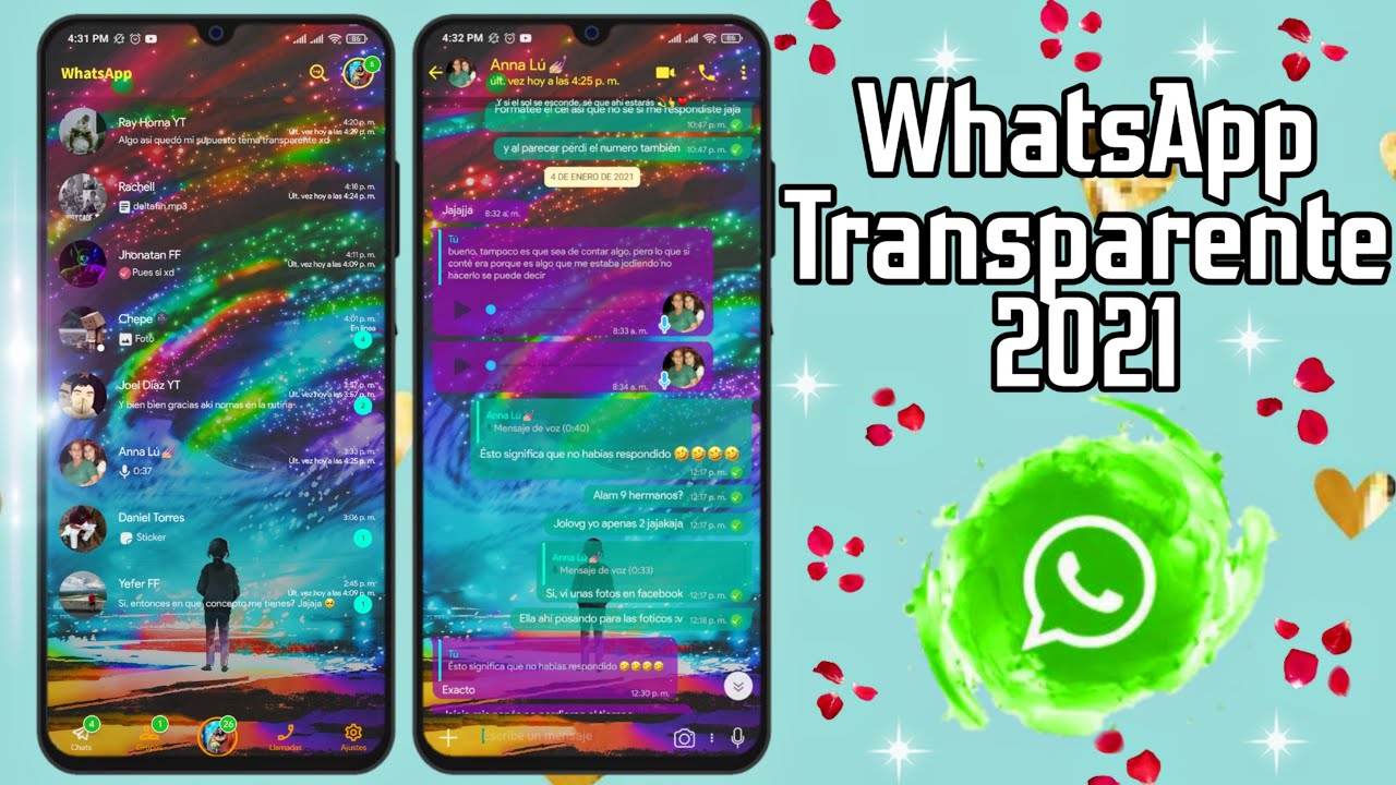 WhatsApp Transparente 2021 Actualizado &Uacute;LTIMA VERSI&Oacute;N