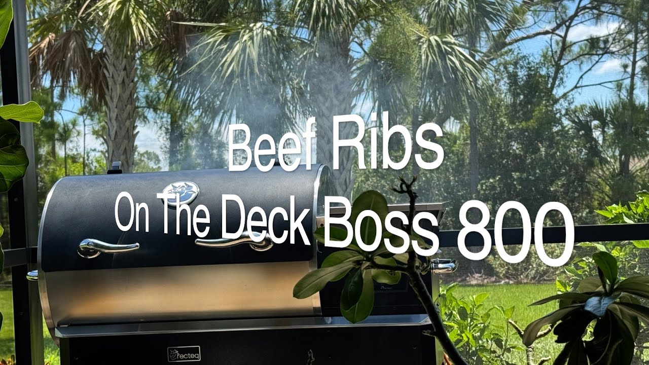 Beef Ribs on the Recteq Deck Boss 800     Did it hold temps?