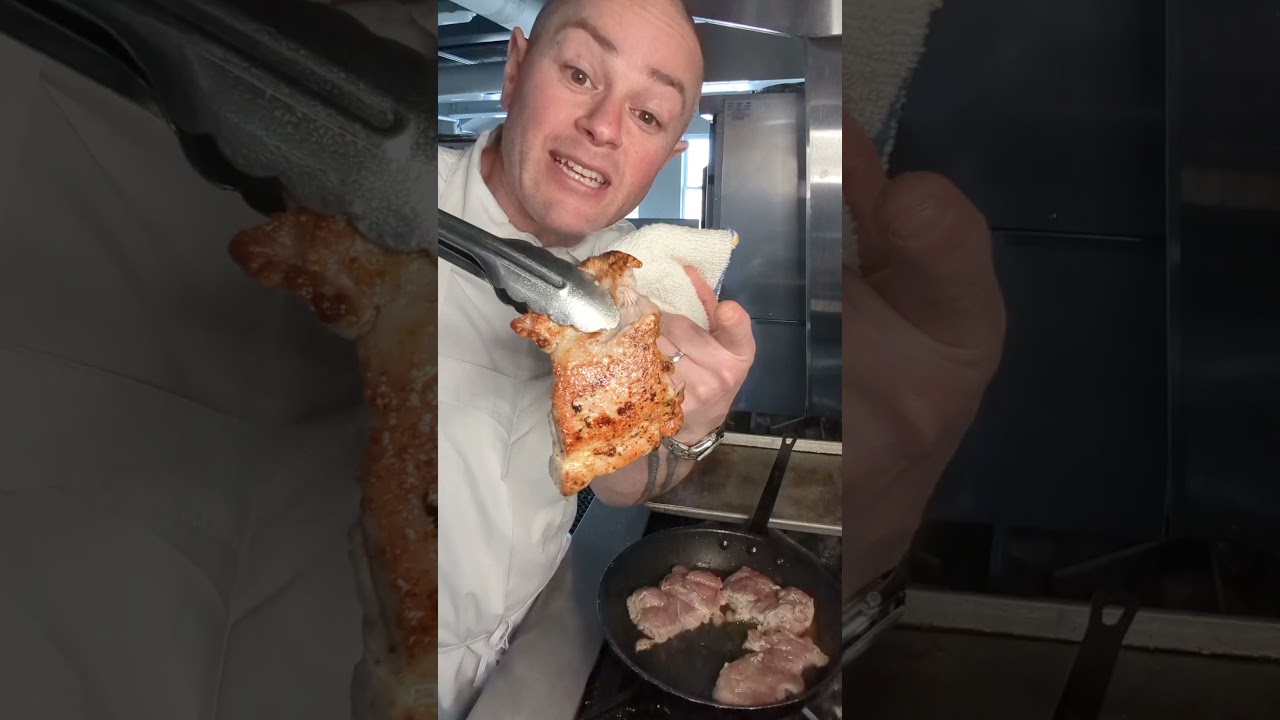 Chicken and white beans #chickenthighrecipes #easyrecipes #knifeskills #chef #everydayisfeastday