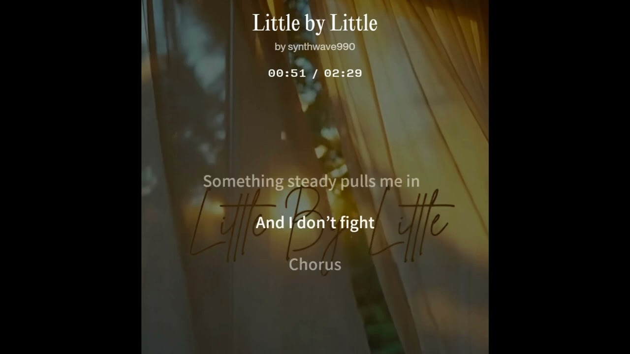 (Kpop-Ballad)Little By Little #album