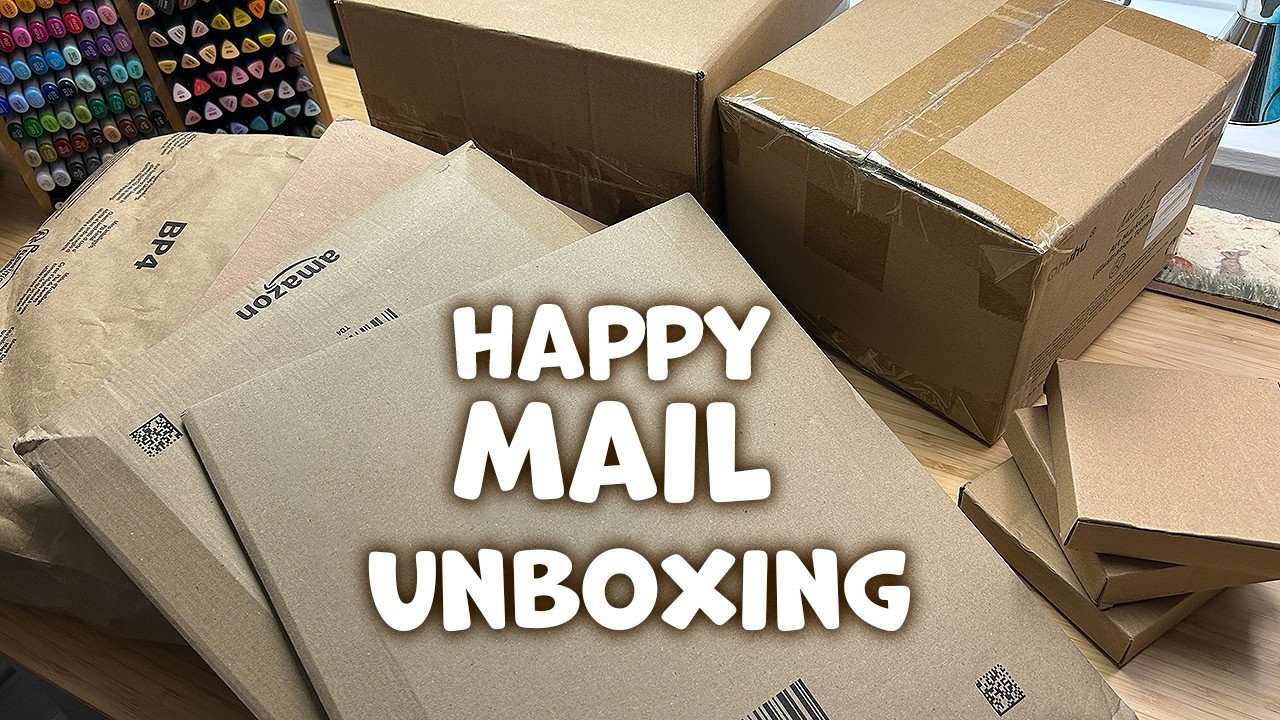 📦 Happy Mail Unboxing! New Coloring Books & Art Supplies Haul ✏️ Adult Coloring