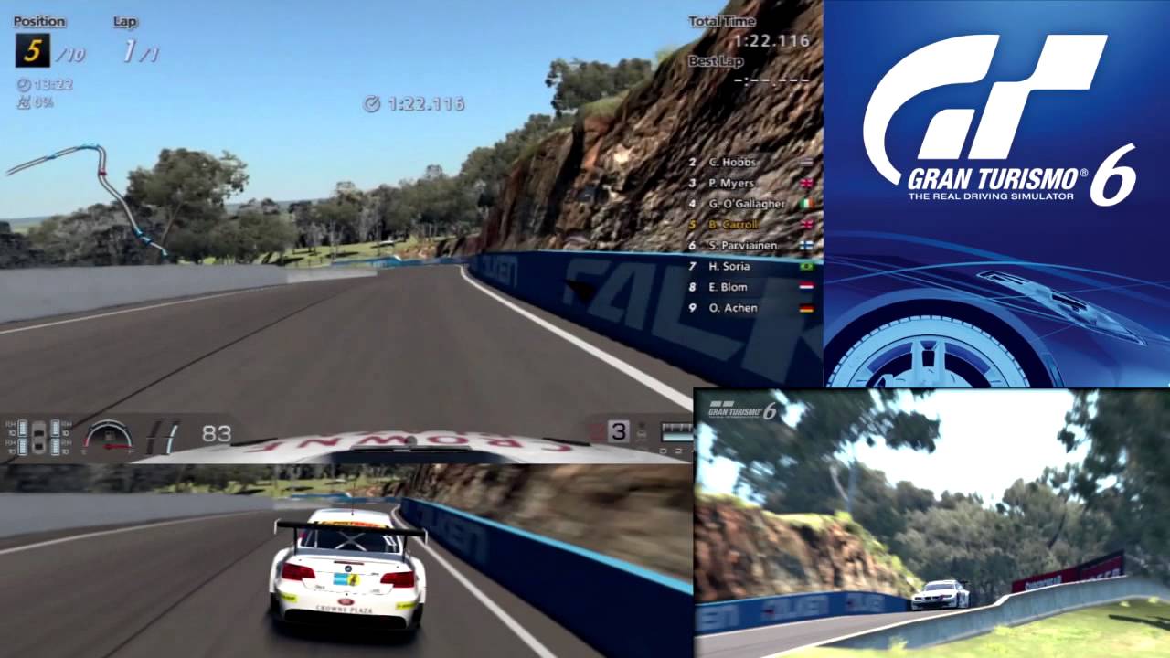 Gran Turismo 6 - BMW M3 DTM@Bathurst - MULTI-CAM!!