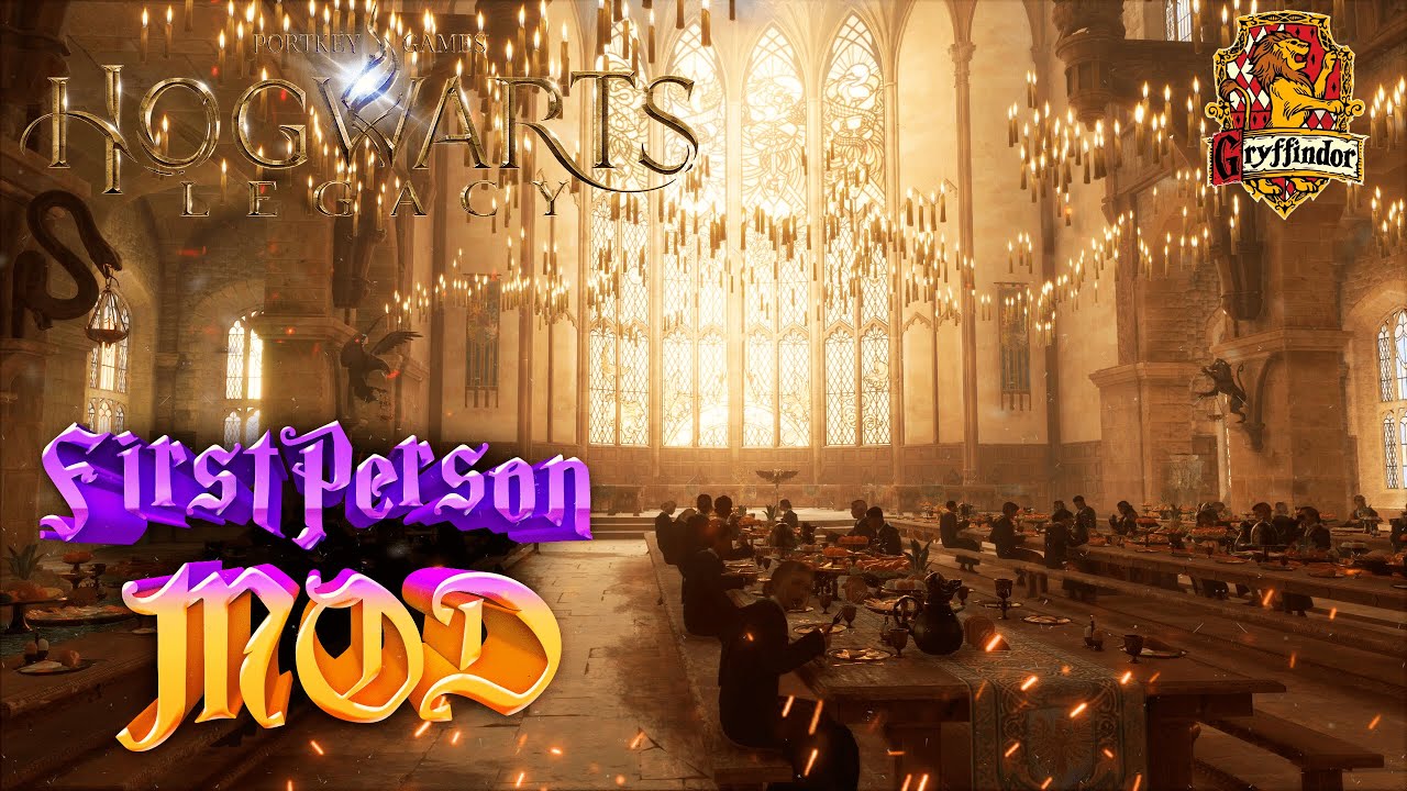 Hogwarts legacy first person  mod for PC