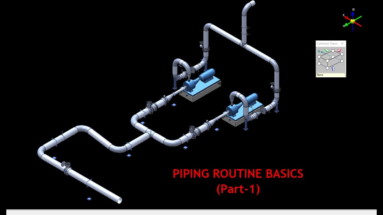 SP3D TUTORIAL VIDEO | Basic Pipe routine in SP3D