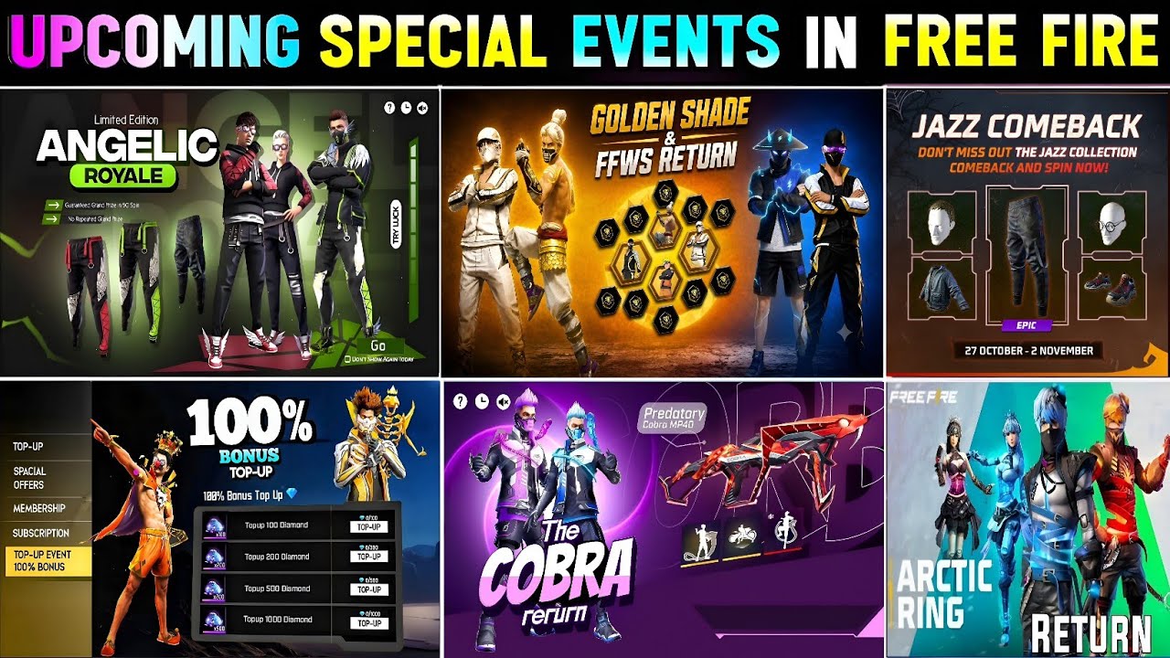 All Angelic Pant Return Free Fire🤯💥| Ffws 2025 + Golden Shade Return | Jazz Pant Return|new event ff