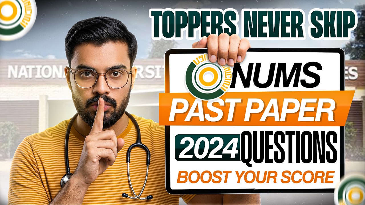 NUMS 2024 I NUMS MDCAT 2024 Paper Discussion I Detailed Biology Discussion NUMS I By Dr. Shafay