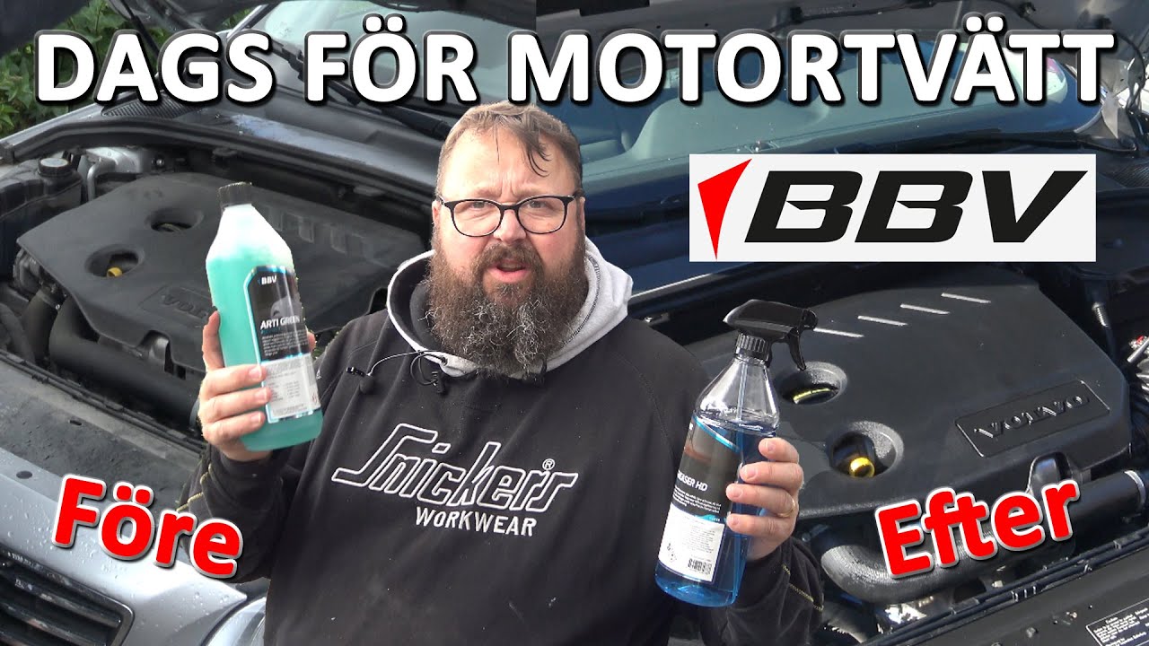 Motortvätt V70 - Med BBV Produkter