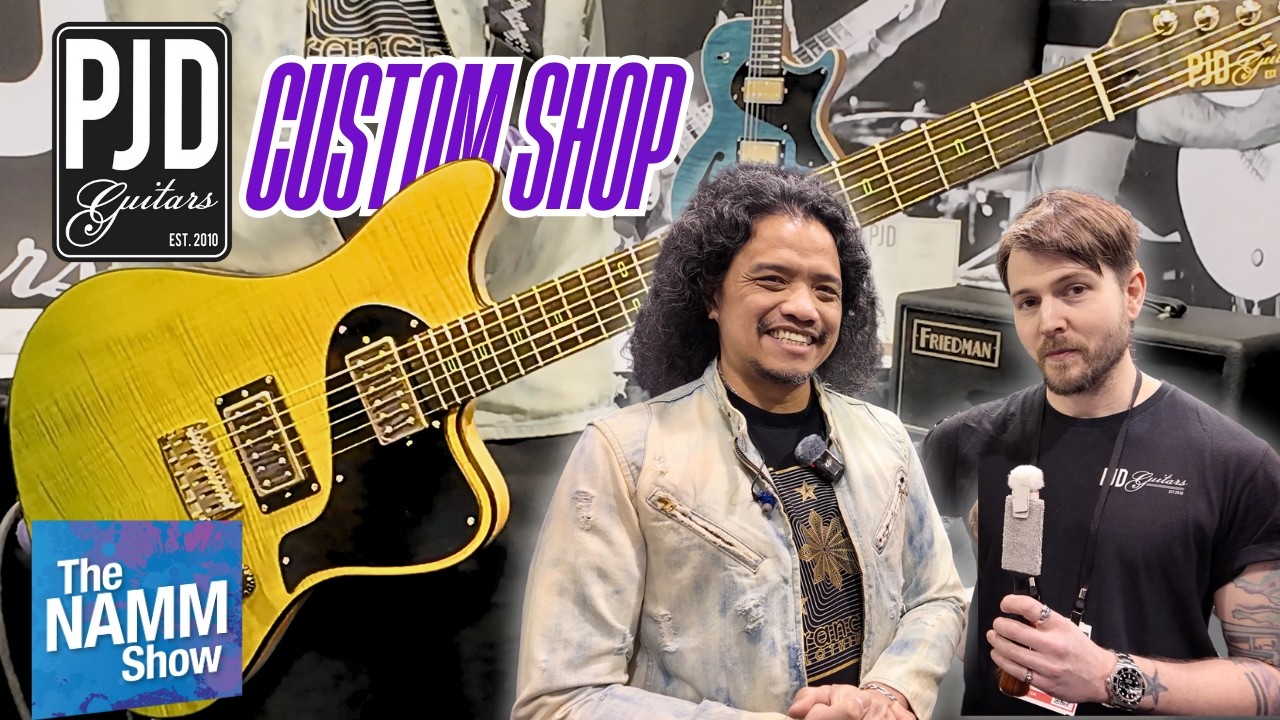 PJD Guitars Custom Shop Reveals Exciting New Guitar Designs