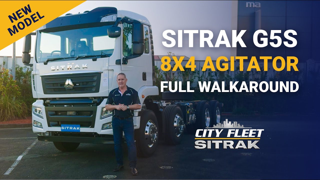 [NEW] SITRAK G5S 8x4 Agitator (2025) Full Walkaround | City Fleet Sitrak