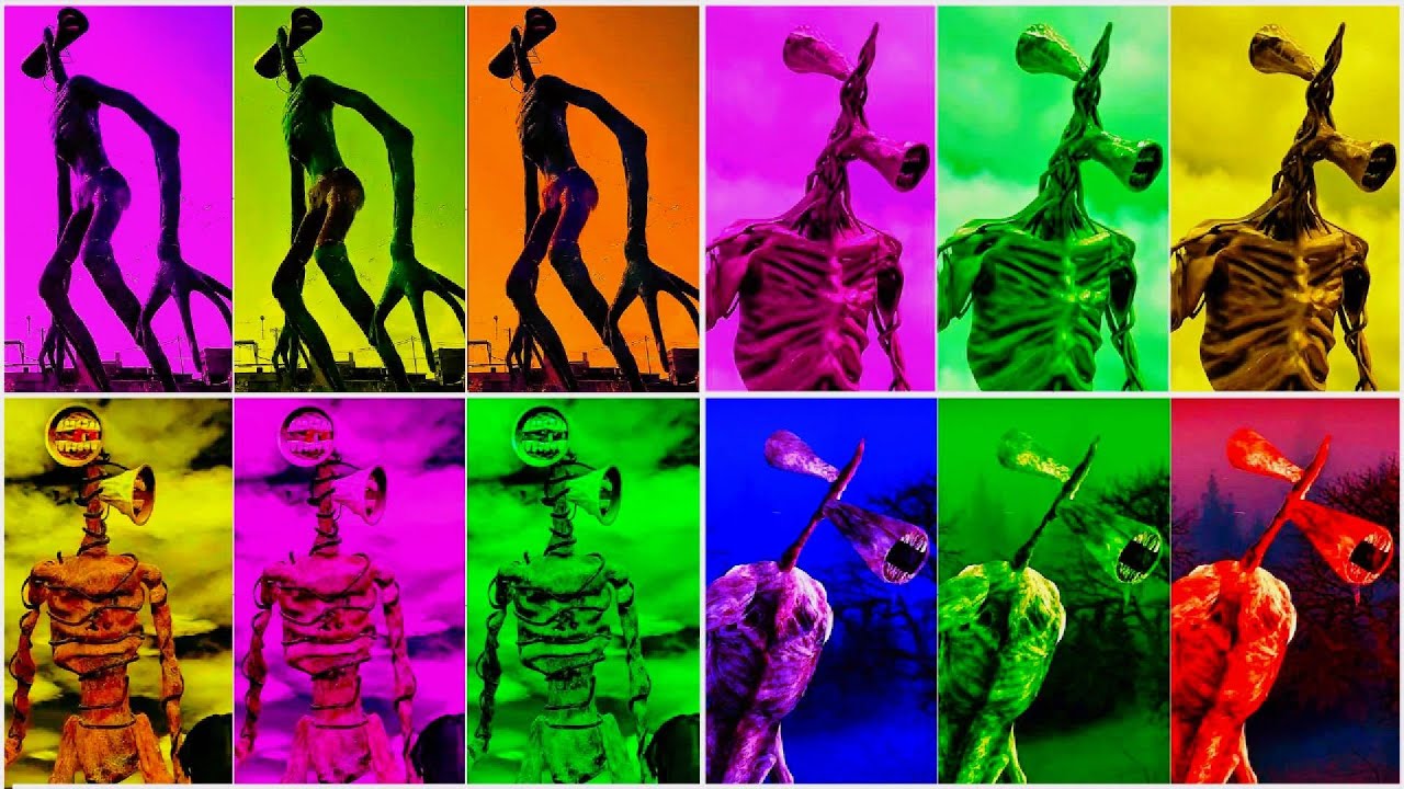 Siren head megamix coffin dance meme song cover siren head mega colour battle coffin dance