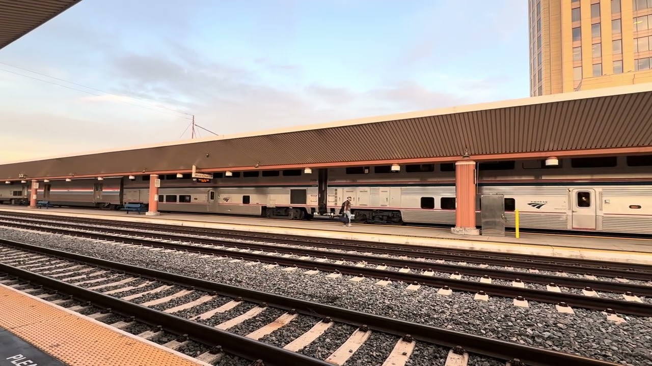 1/20/26 Pre: P42 #206, P42 #11 AMTRAK SOUTHWEST CHIEF A4 arriving LOS ANGELES UNION STATION.