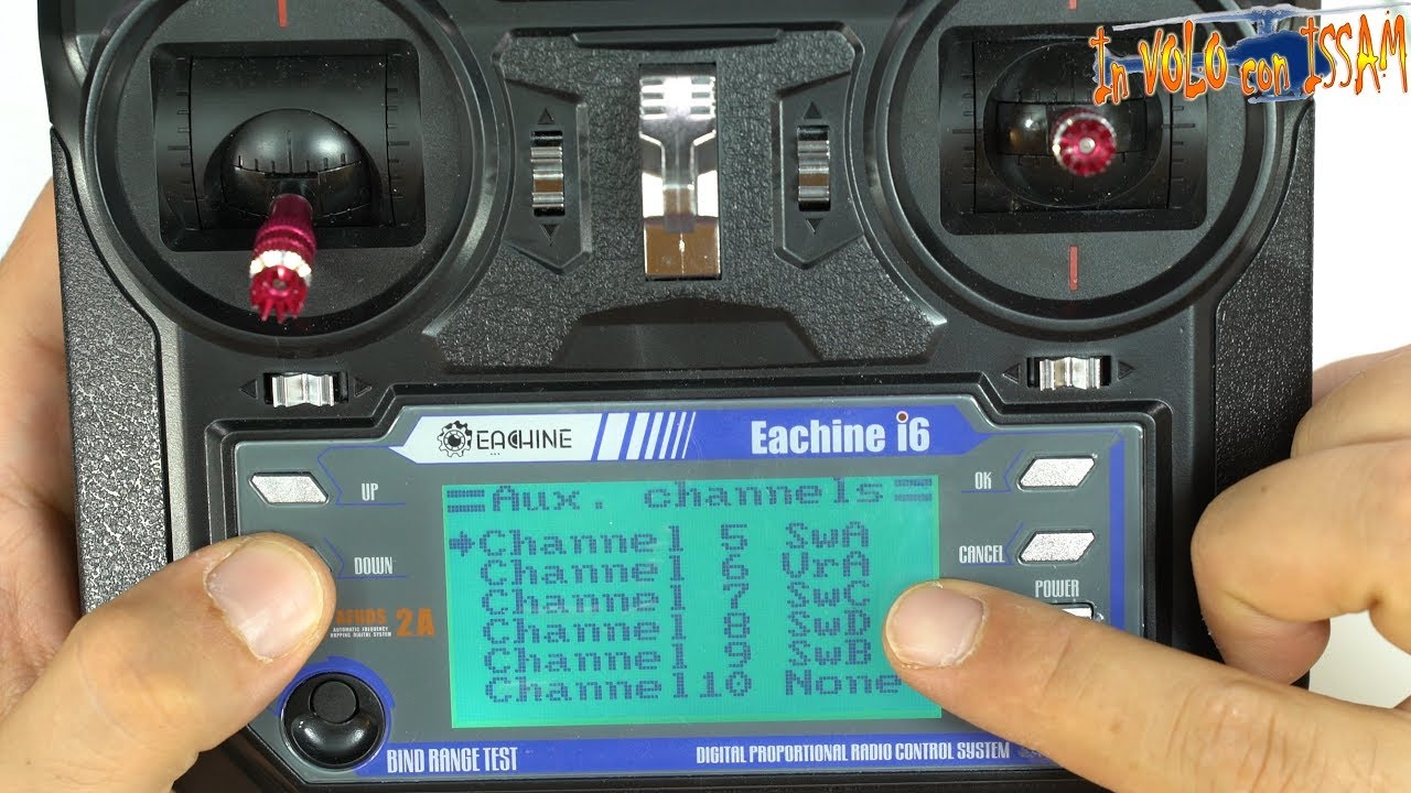 Come aggiornare la FlySky FS-i6 a 10 Canali usando il Flysky Data Cable o Arduino Nano
