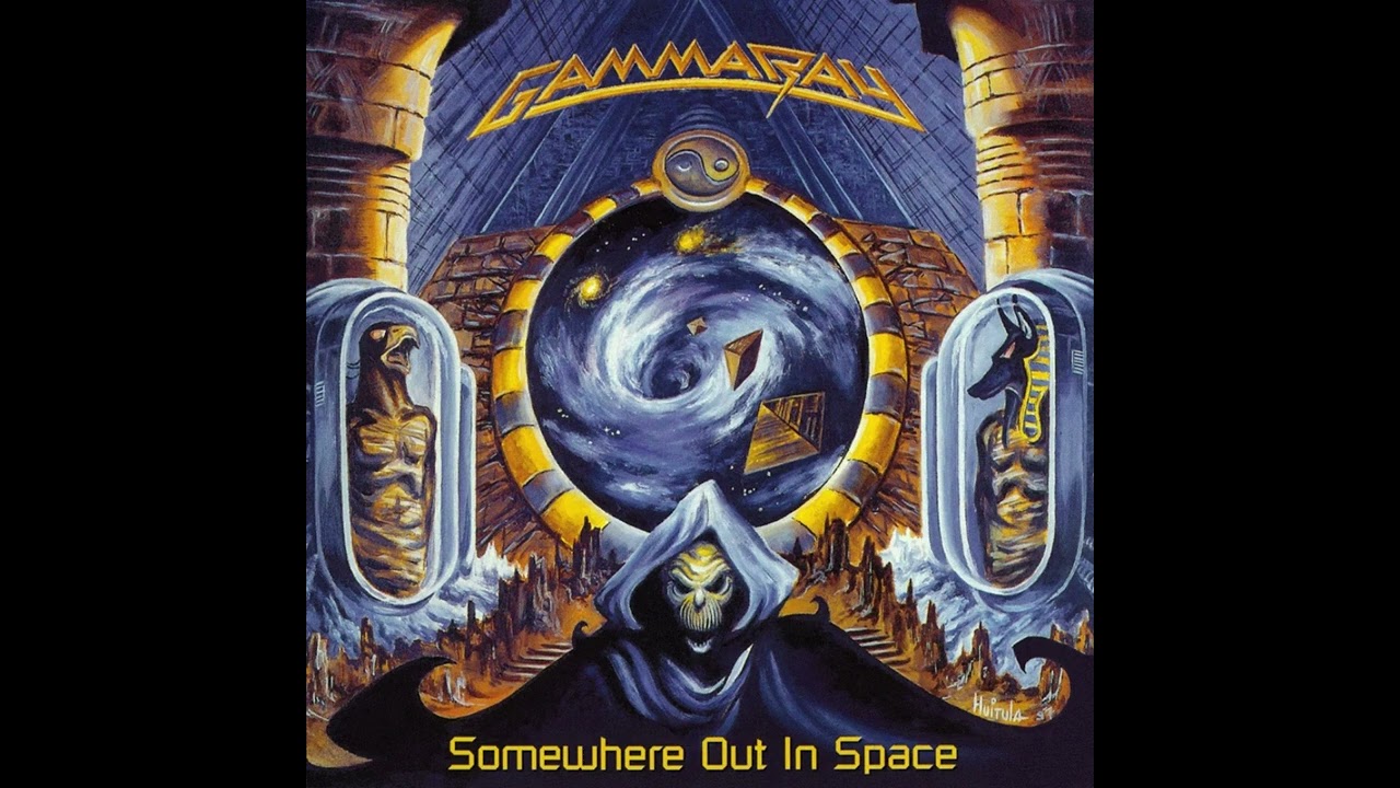 Gamma Ray- Somewhere out in Space (Guitar Backing Track w/original vocals and rhythm guitar)