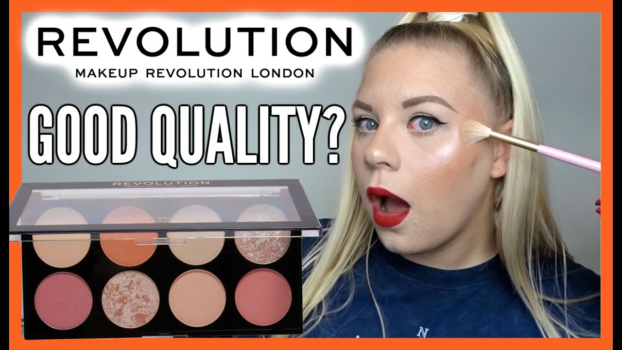 REVOLUTION ULTRA BLUSH PALETTE REVIEW | GOLDEN DESIRE | makeupwithalixkate