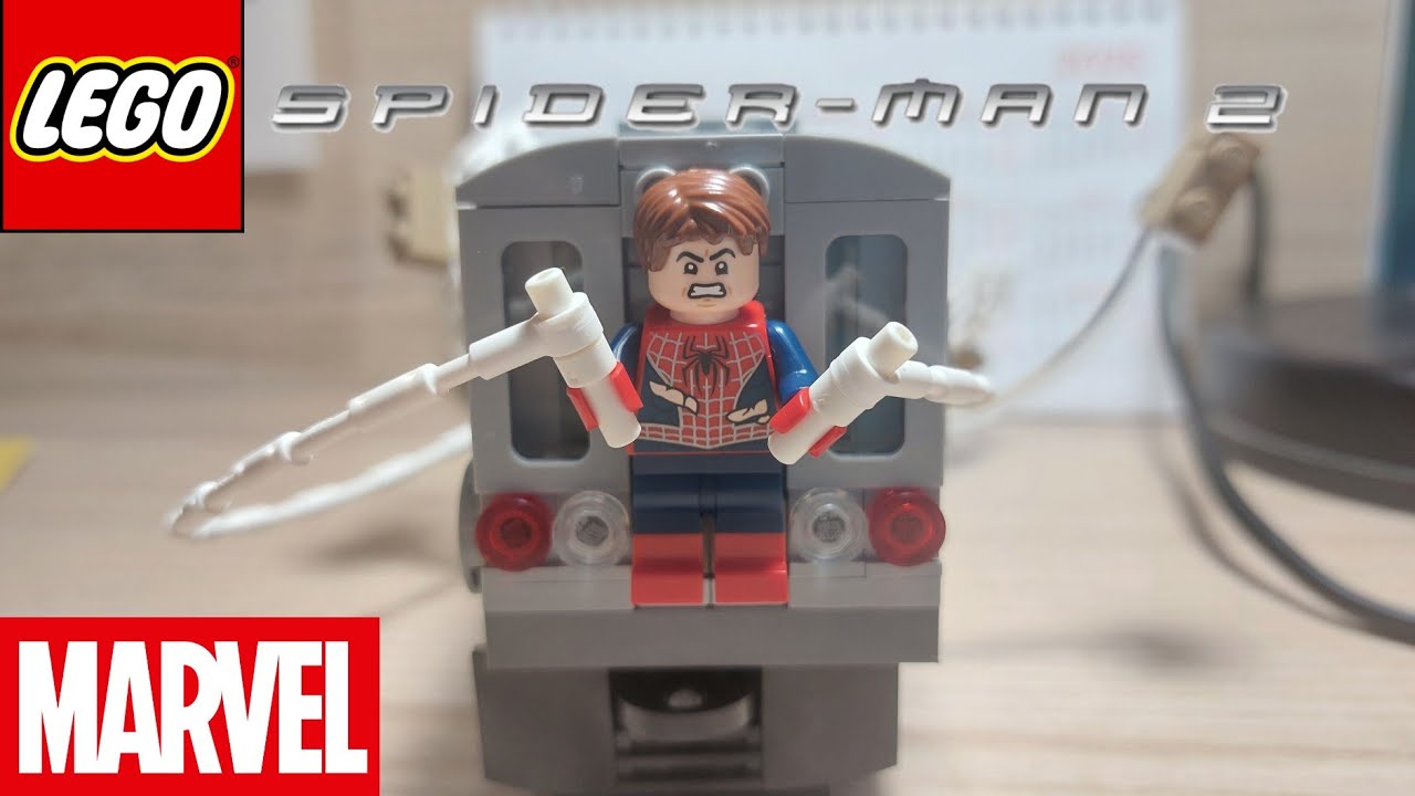 Лего 76321 Человек-Паук против Доктора Осмьного битва на поезде/Lego/Лего/Marvel/Марвел/Lego Marvel