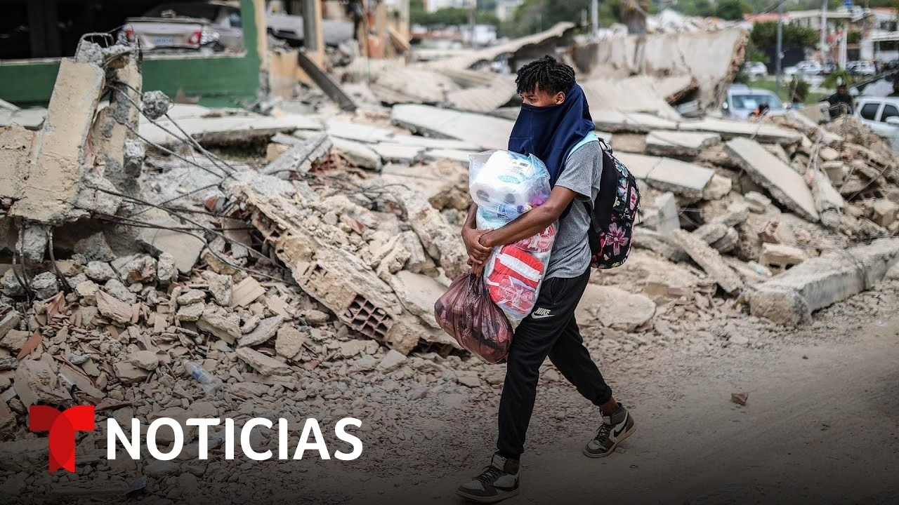 Venezuela: sobrevivientes de los terremotos siguen en emergencia | Noticias Telemundo