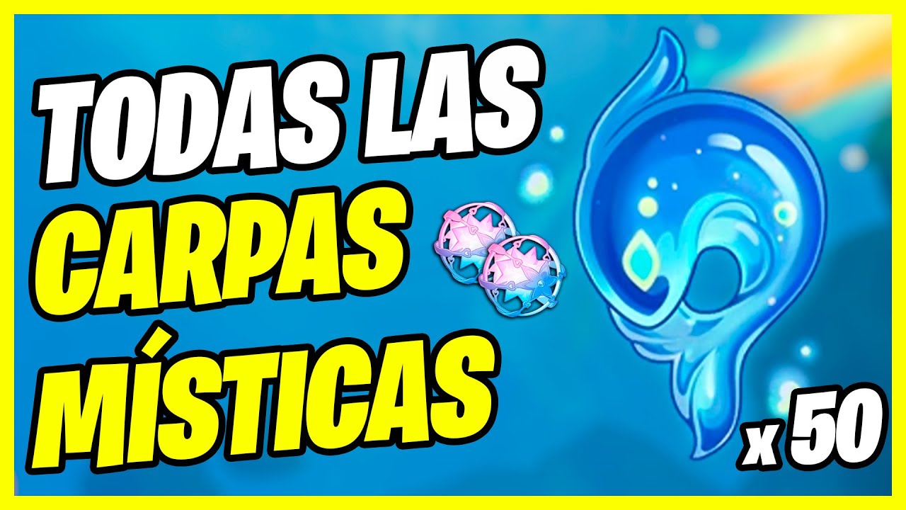 TODAS LAS CARPAS MÍSTICAS GENSHIN IMPACT | RUTA RÁPIDA Y EFICIENTE | VALLE CHENYU