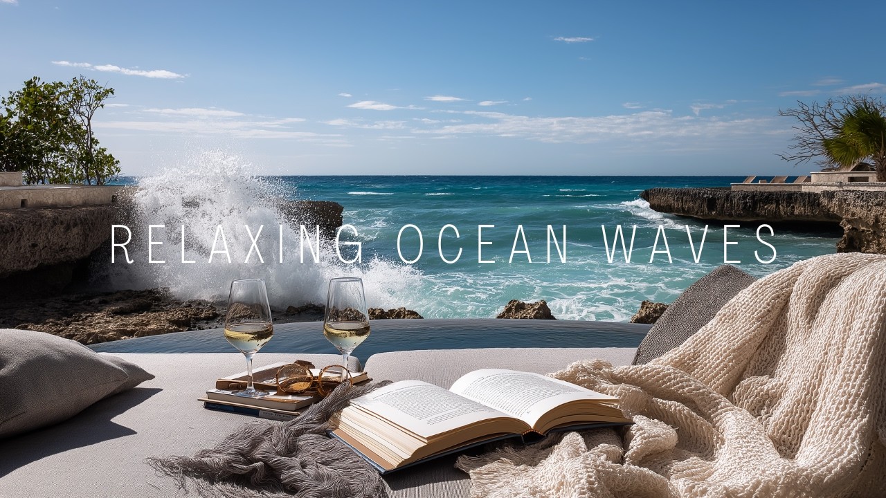 Ocean Waves for Sleep & Anxiety Relief • Calming Coastal Ambience
