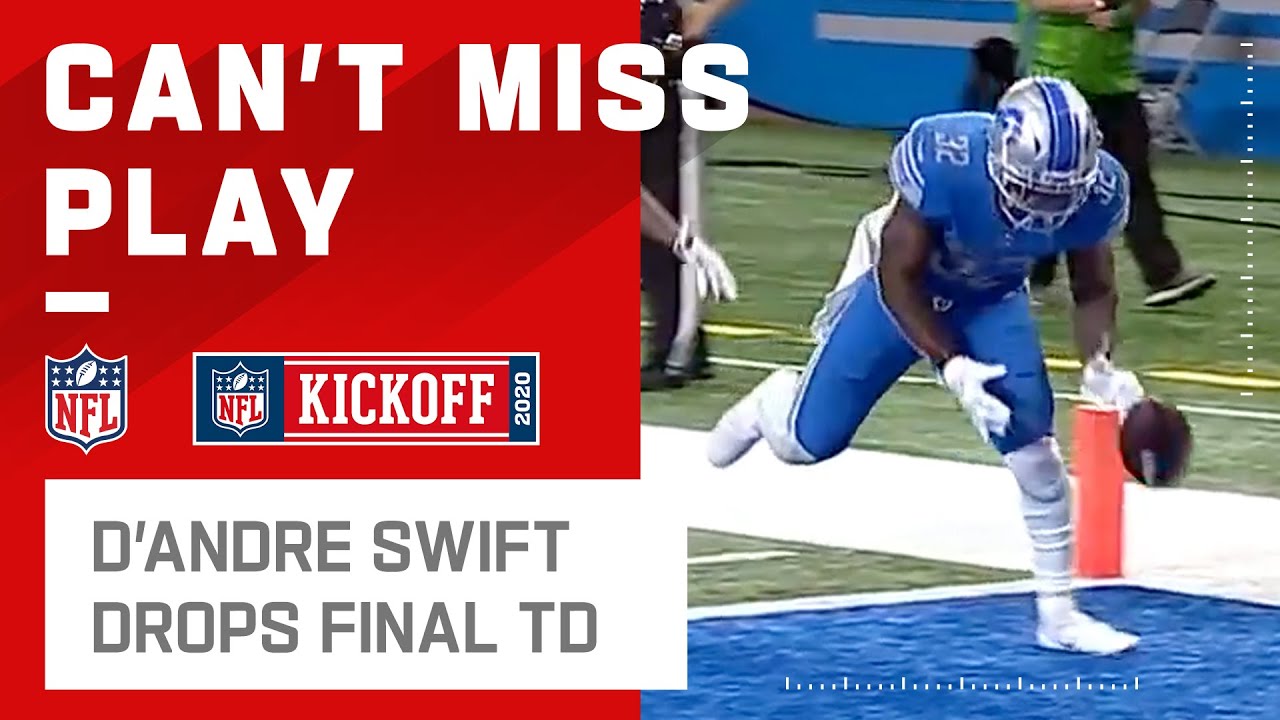 D'Andre Swift Drops Lions' Gaming-Winning TD