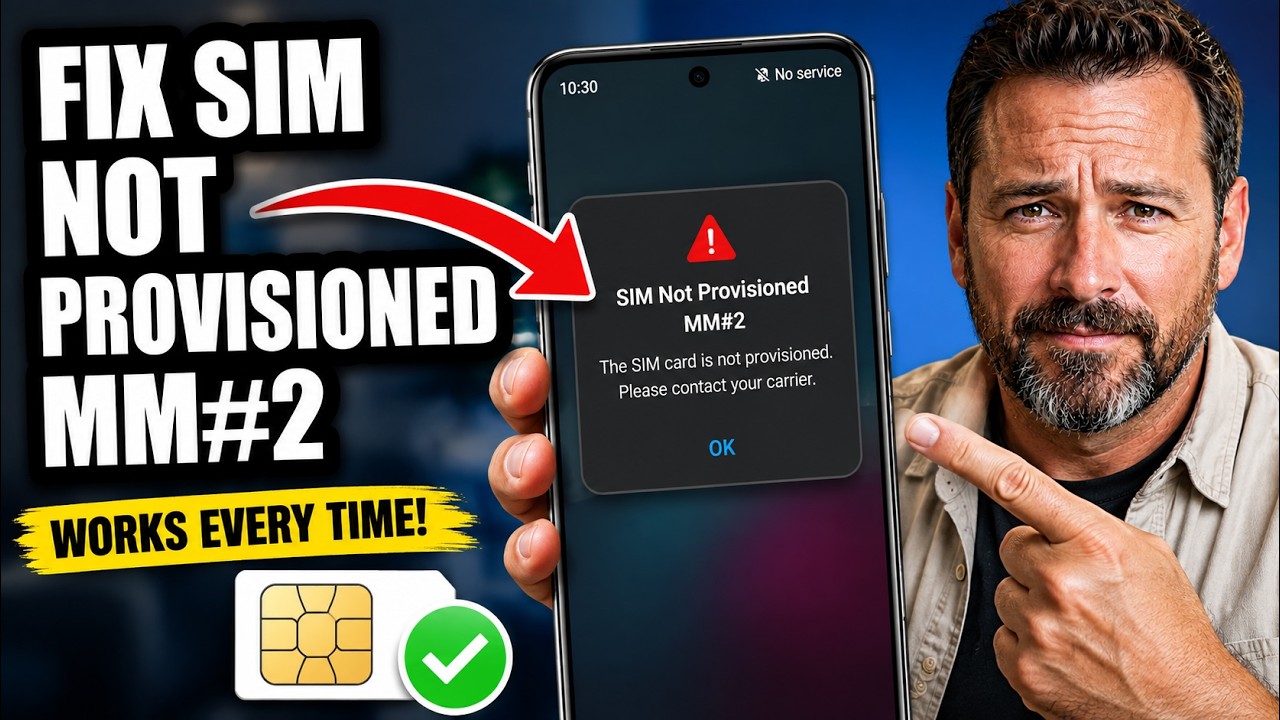 How To Fix SIM Not Provisioned MM#2 Error On Android Phone