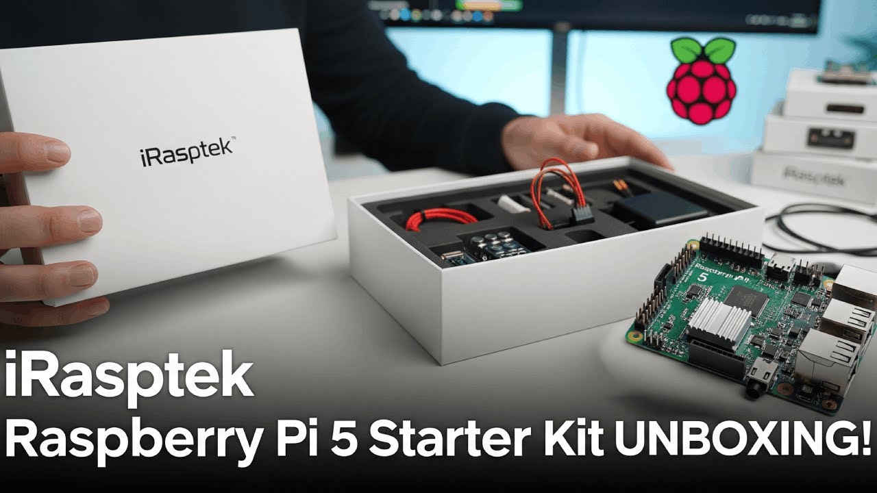 Raspberry Pi 5 Starter Kit Unboxing &ndash; iRasptek&rsquo;s Ultimate Home Lab Setup!