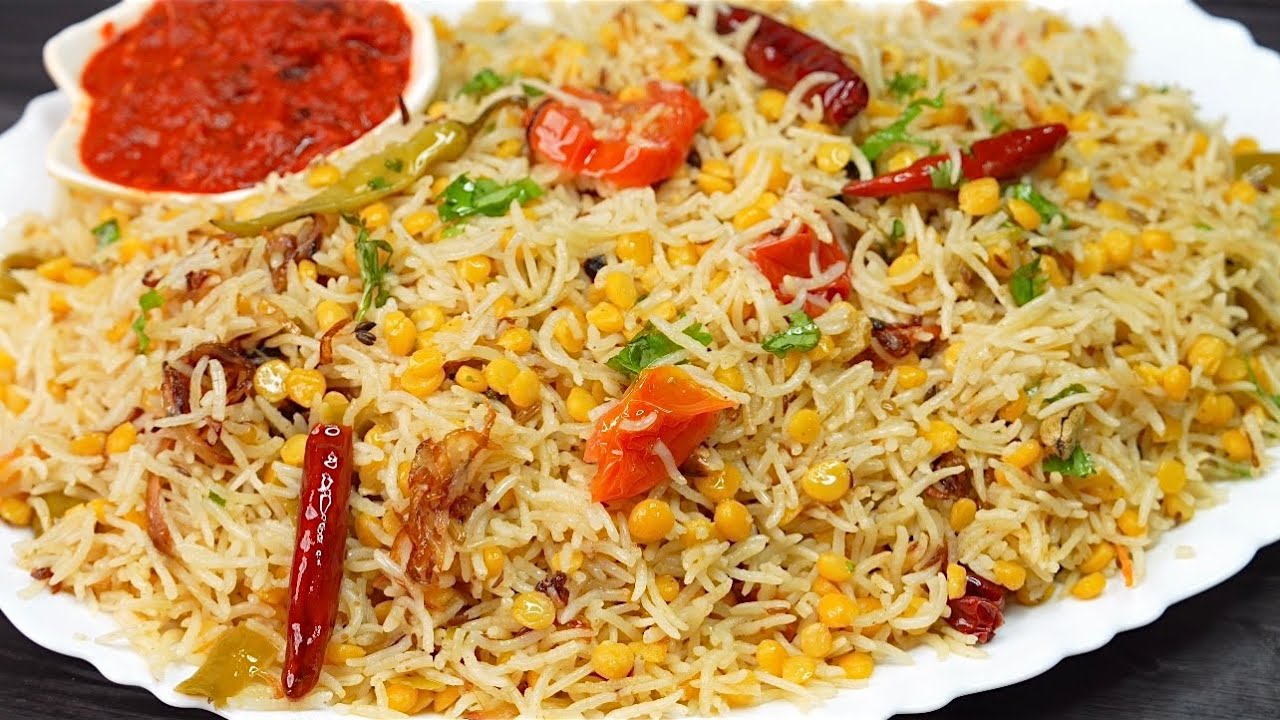 चना दाल का पुलाव | Muharram Special Chana Dal Pulao | Chana Dal Khichdi | Qubooli Rice | Khichda