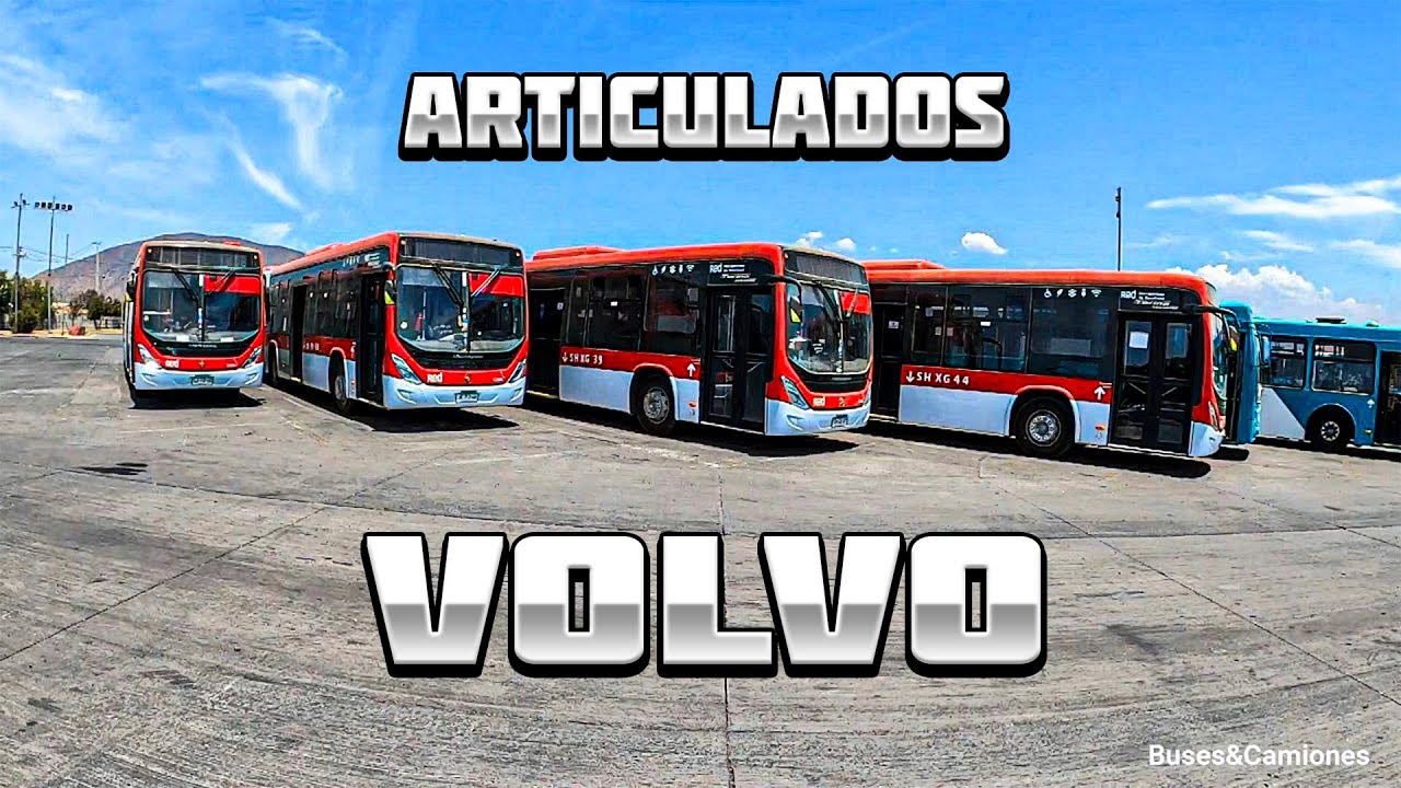 Articulados VOLVO nuevos BUSES Transantiago (RBU)