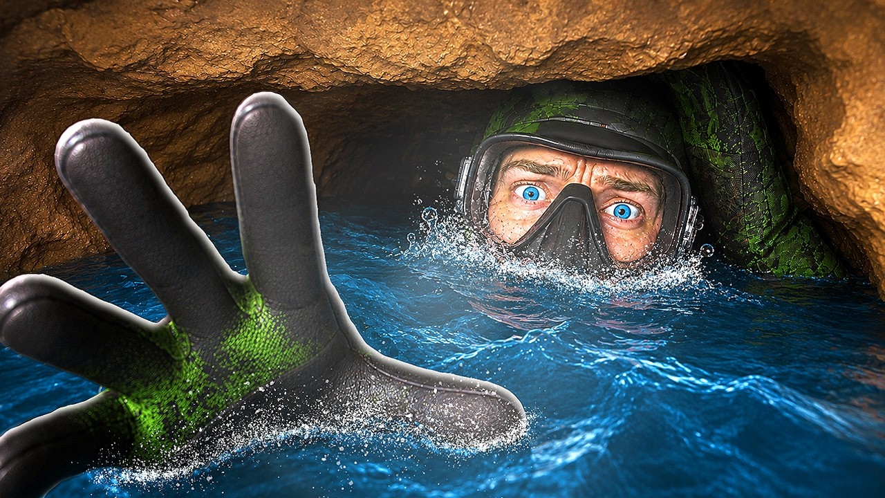 Running Out of OXYGEN Cave Diving in Cave Crave VR
