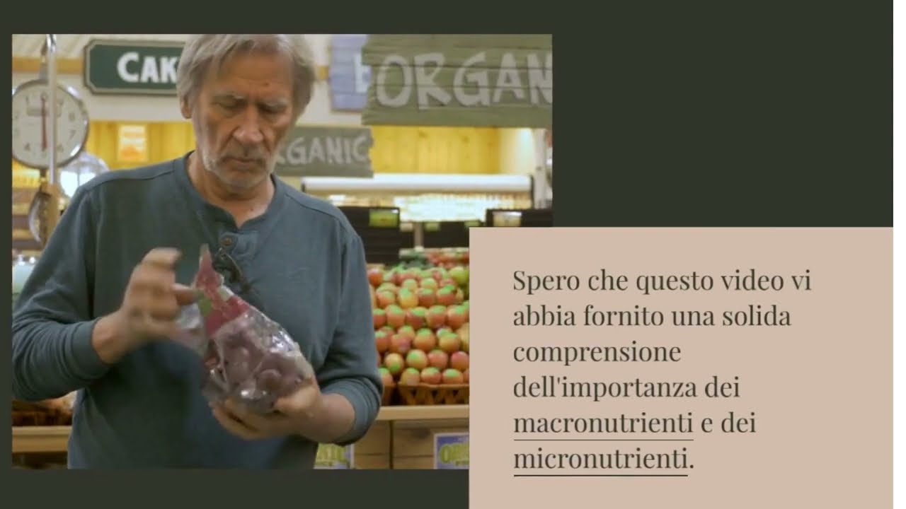 macronutrienti e micronutrienti