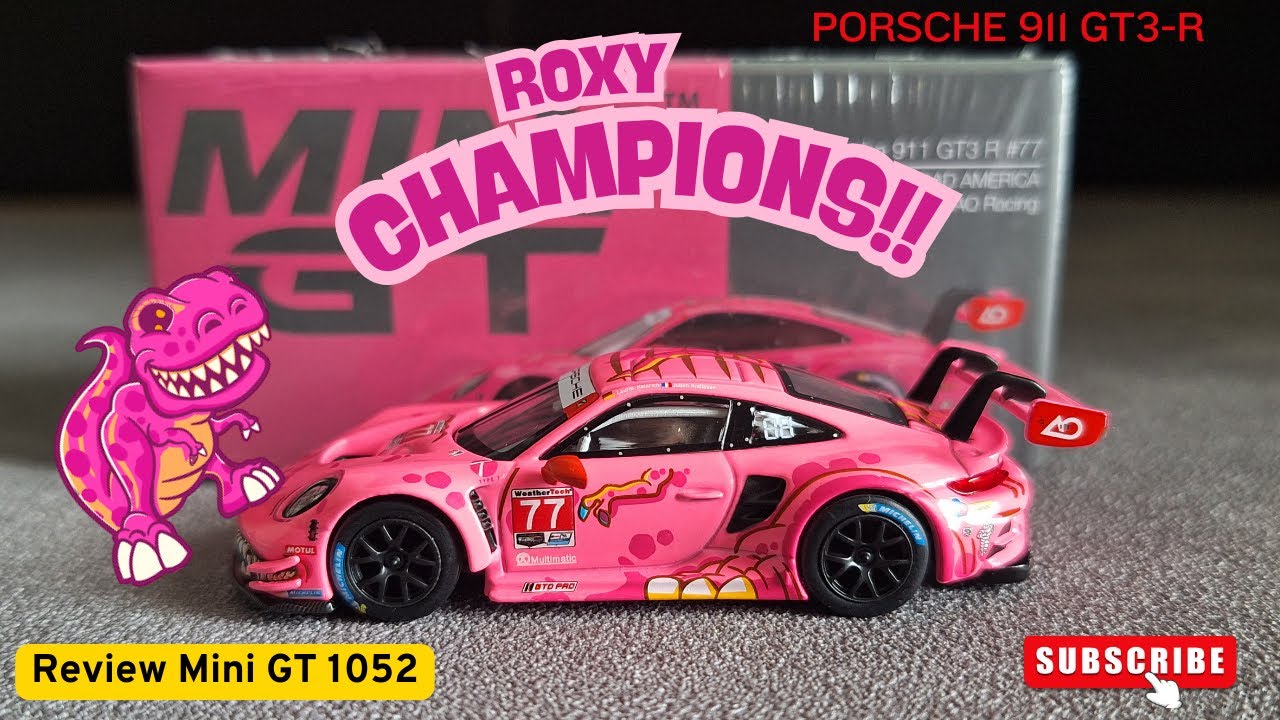 Mini GT 1052 Porsche 911 GT3 R No 77 