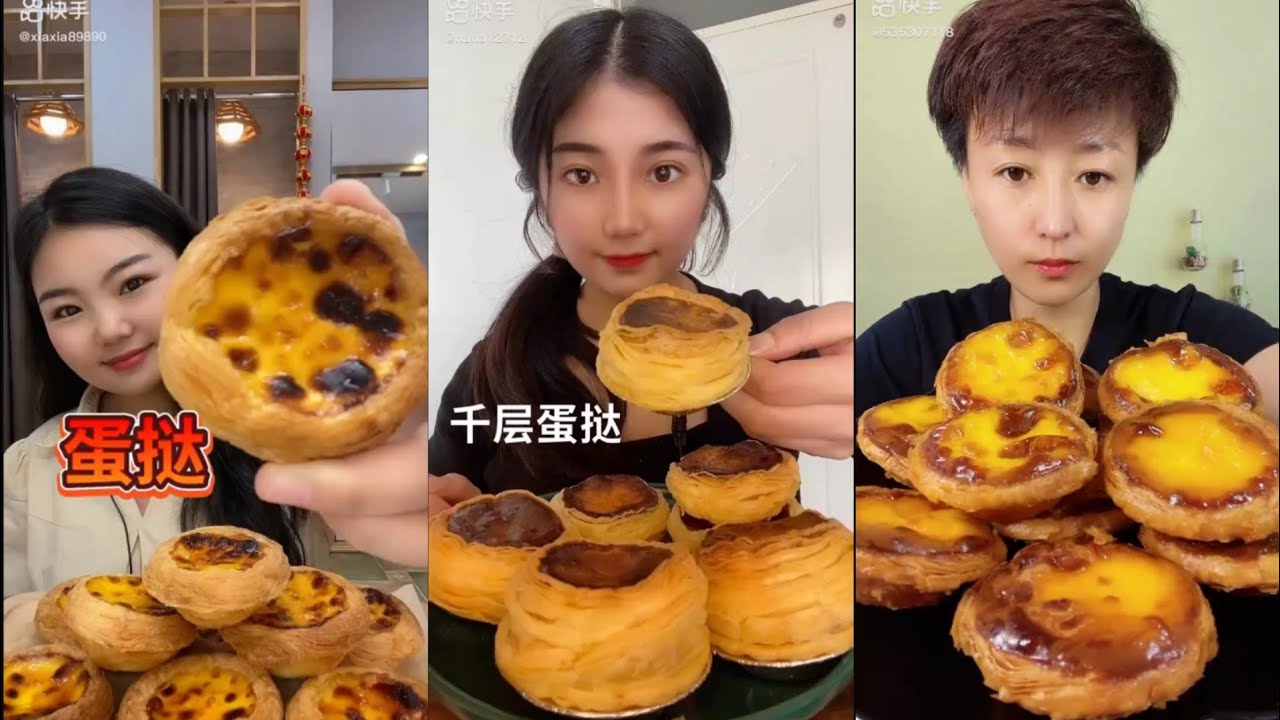 EGG TARTS EATING🍳🥧 | ASMR | EATING SOUNDS | MUKBANG COMPILATION #31