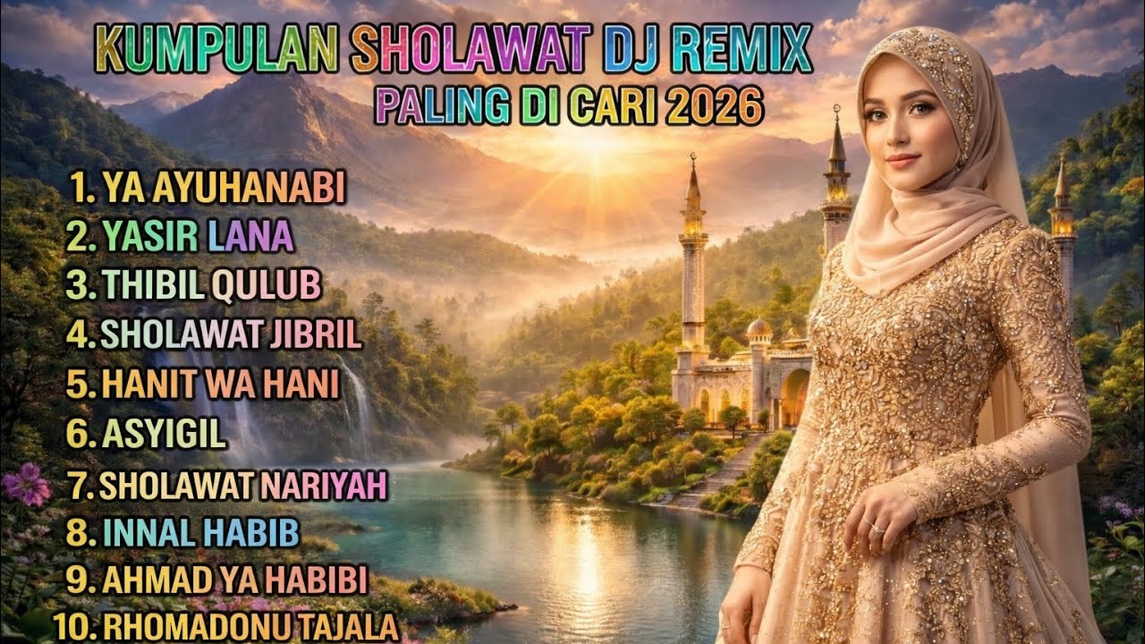 KUMPULAN SHOLAWAT MODERN DJ REMIX FULL BASS 2026🔉🎵
