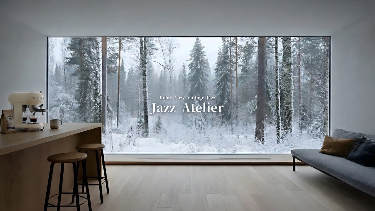 [playlist] EChill & Cozy Vintage Jazz – Peaceful Winter Ambience with Snow