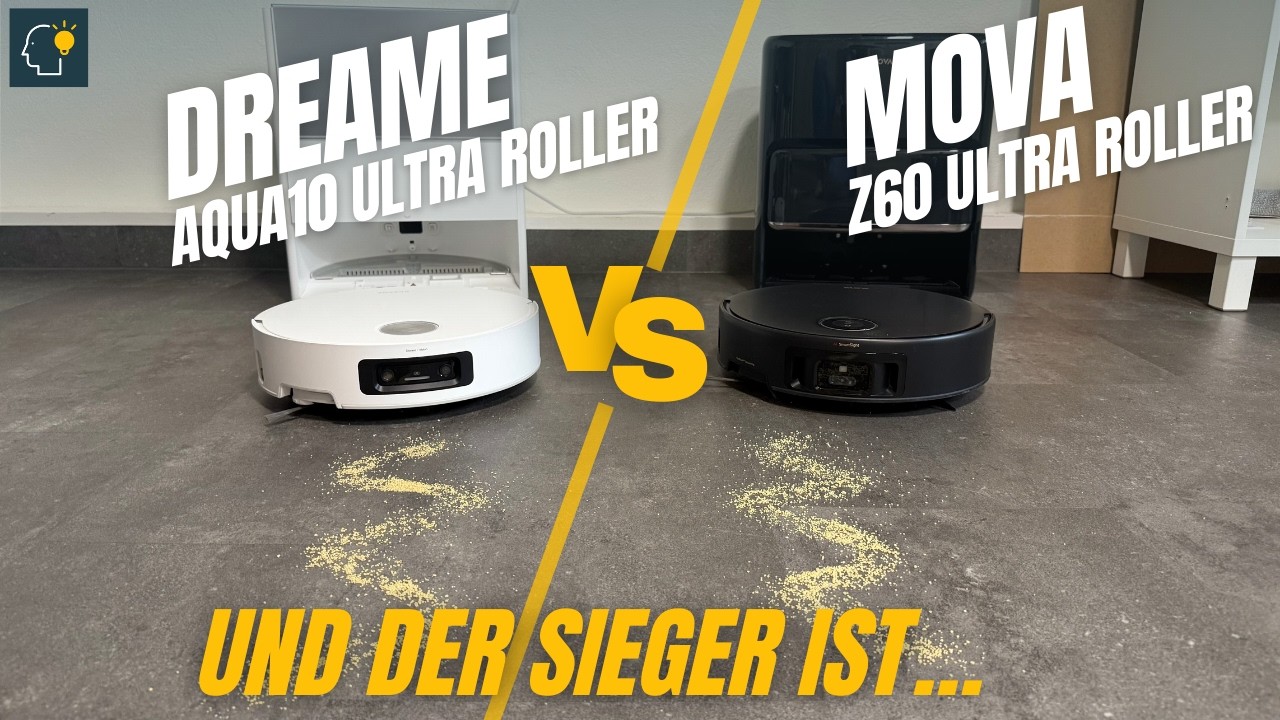 Dreame Aqua10 Roller vs. Mova Z60 Roller | VERGLEICH | Wer ist Nr. 1?