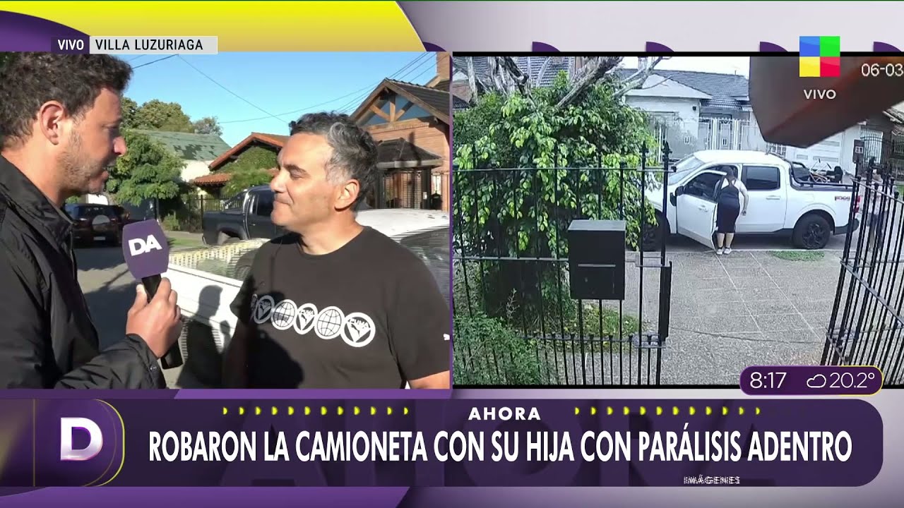 🔴 VIOLENTO ROBO A UNA FAMILIA EN VILLA LUZURIAGA: EL DESGARRADOR LLANTO DE UNA NENA CON PARÁLISIS
