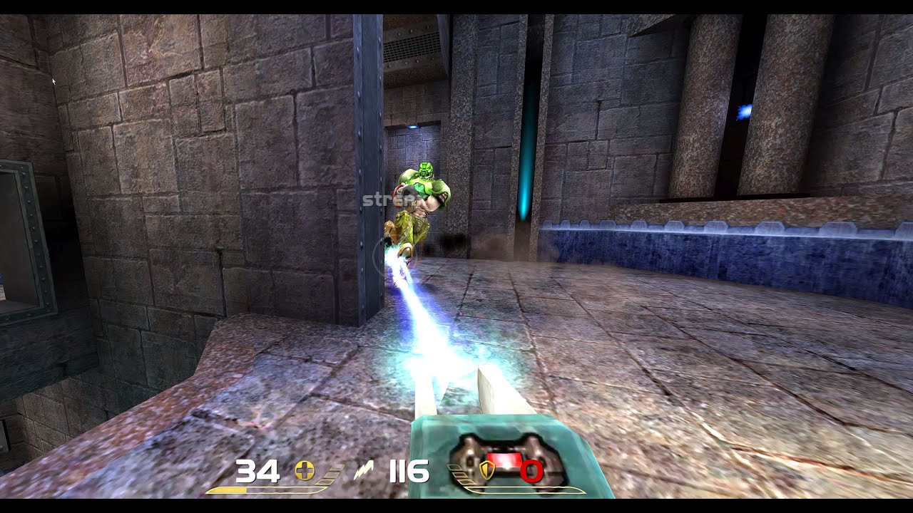 4K Ultrawide / sk.rapha vs strenx @ Aerowalk / QuakeCon 2011 final game 1 / QuakeLive
