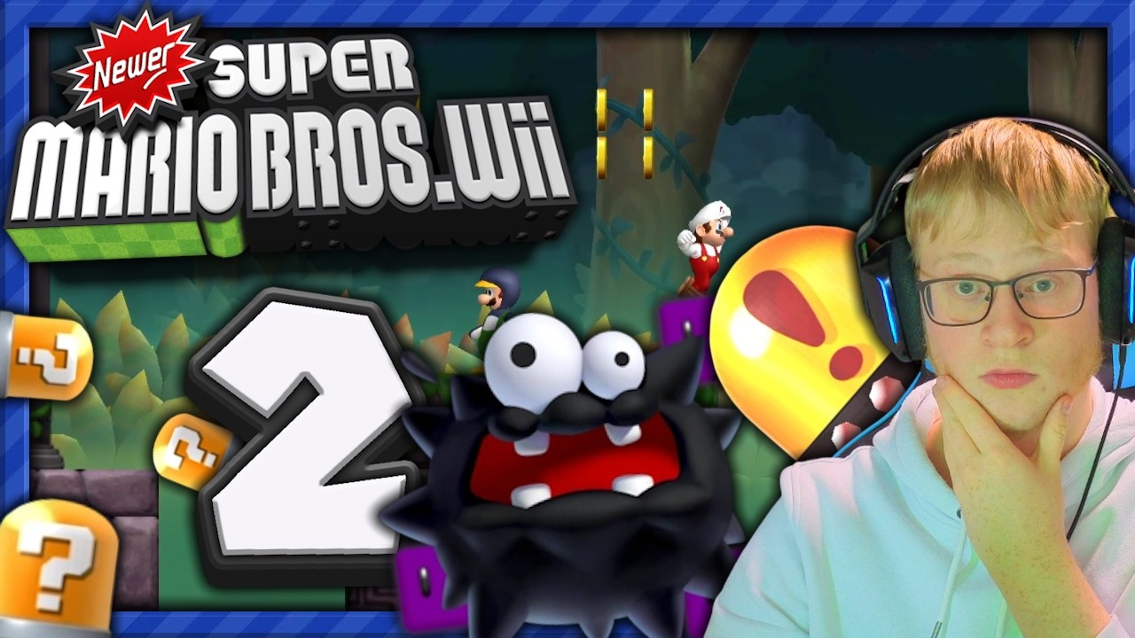 💫Newer Super Mario Bros. Wii💫#02 Tückische Schalter, gelber Schalterpalast & König Fuzzy im Schloss