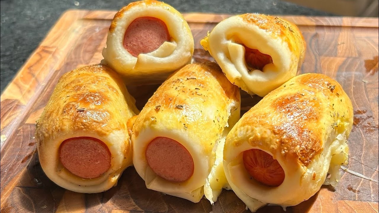 SÓ PRECISO DE MASSA DE PASTEL PARA FAZER ESSE LANCHE
