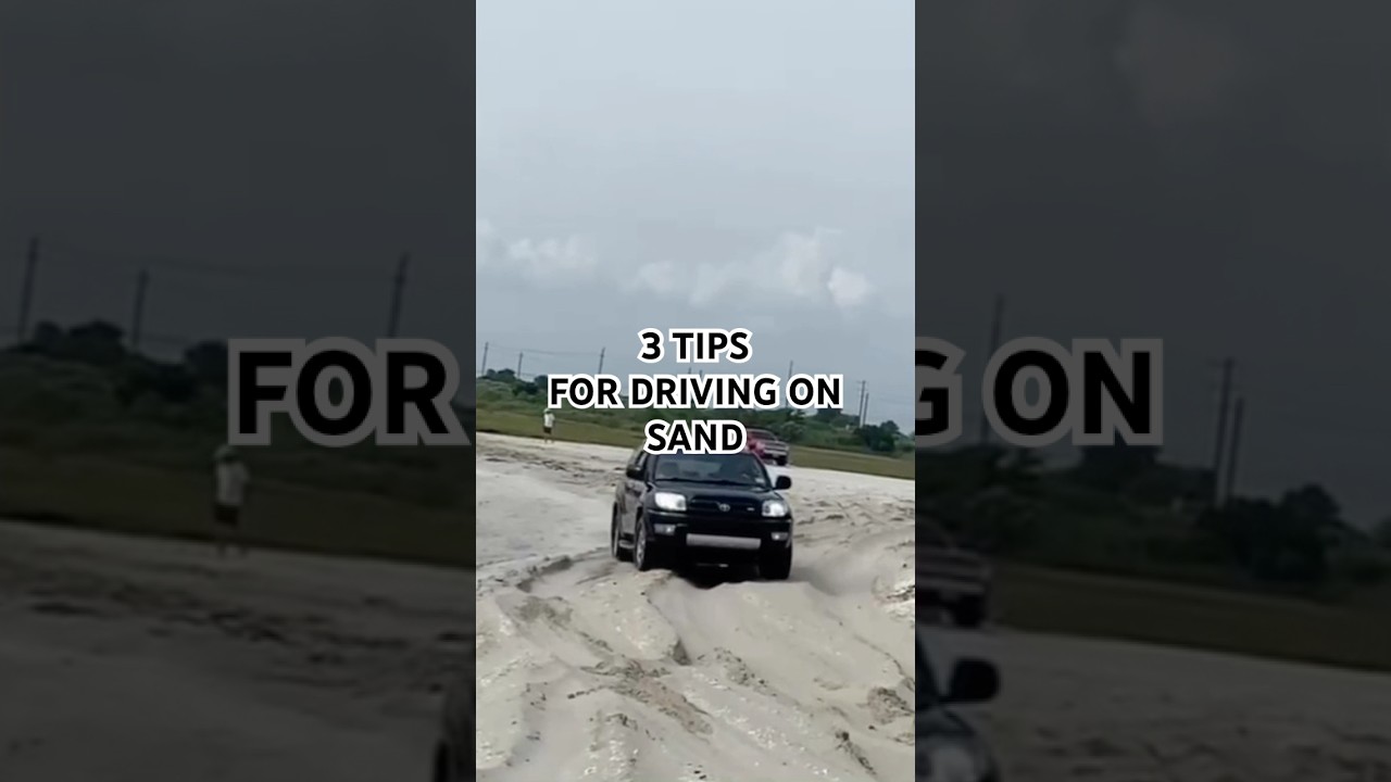 3 Tips For Off-Roading on Sand #driving #offroad #4runner #toyota #tundra #jeep #beach #beautiful