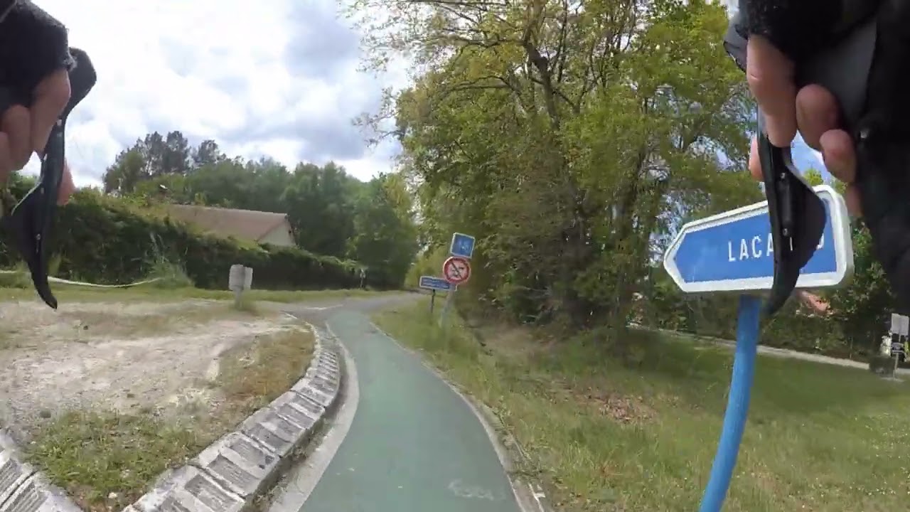 Piste cyclable Bordeaux - Lacanau depuis Salaunes