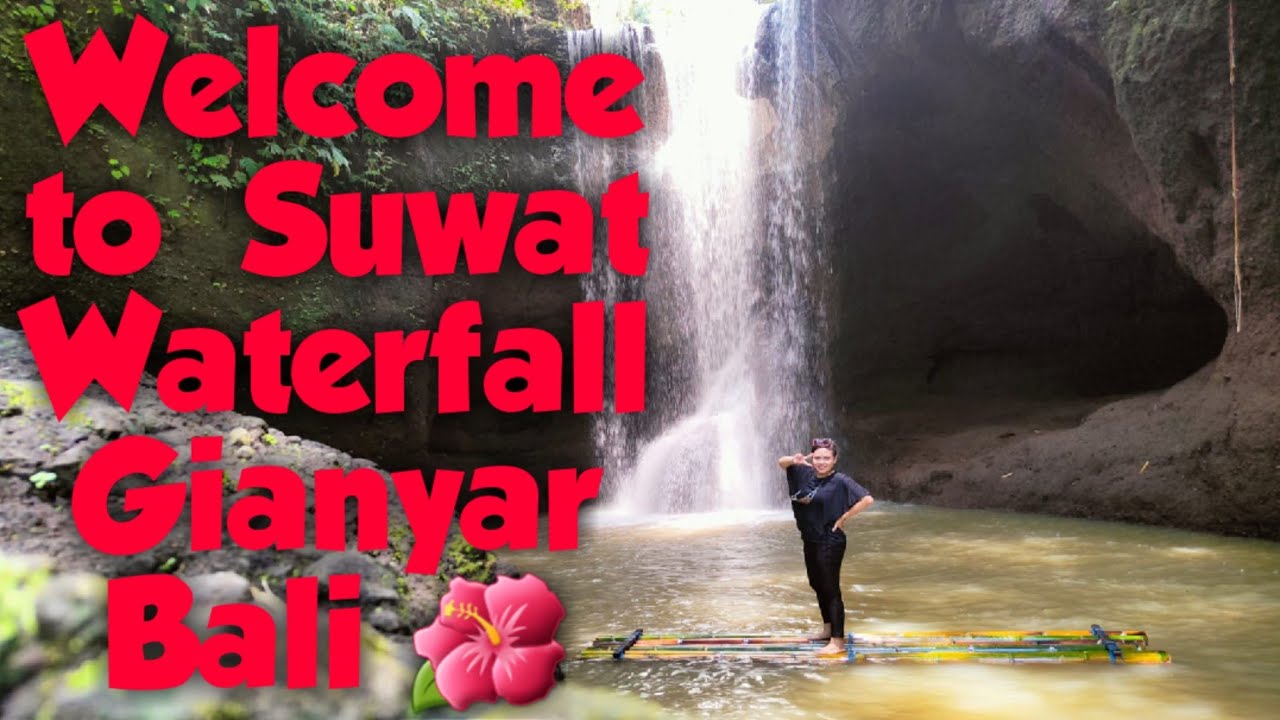 Pesona Terbaik Suwat Waterfall Gianyar Bali.