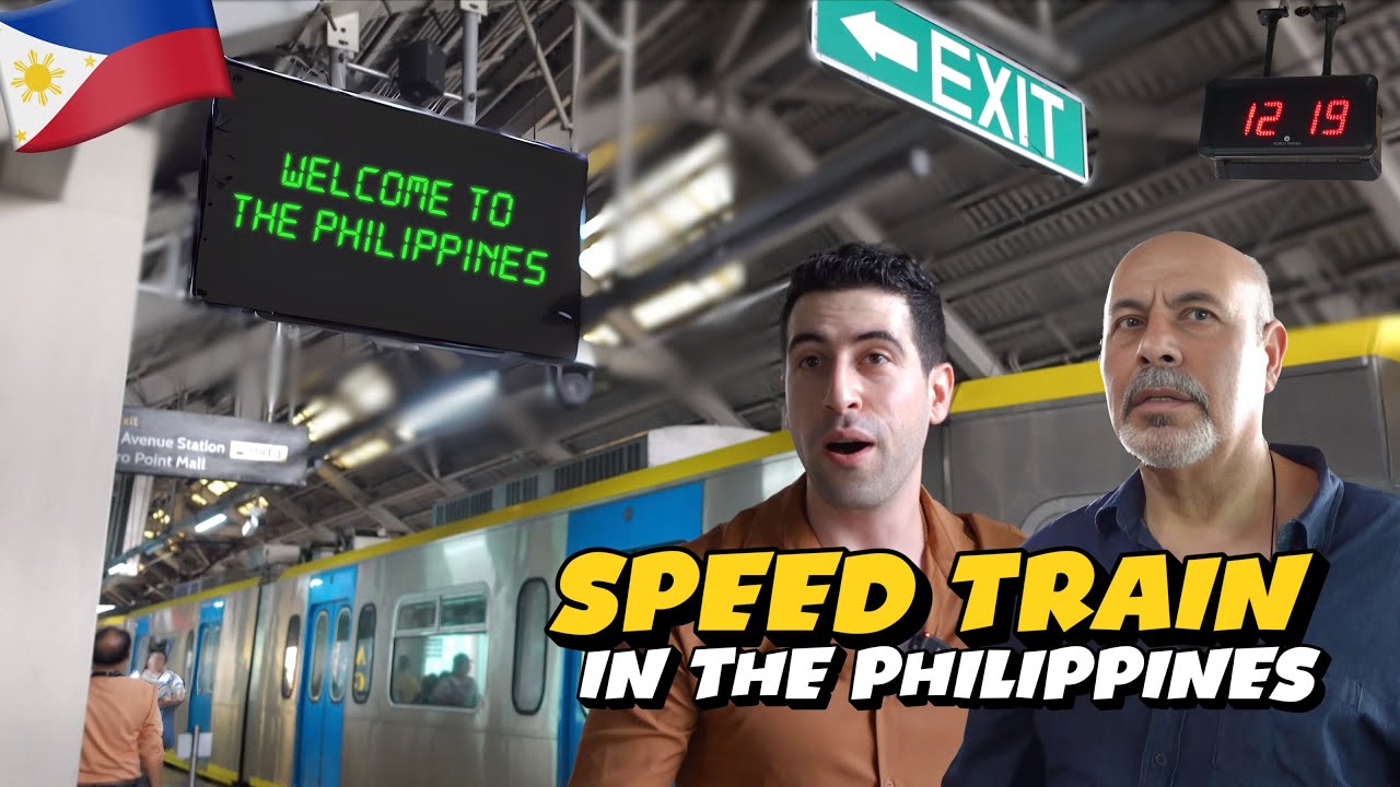 New TRAIN “LRT” and World Class UNDERPASS in the Philippines 🇵🇭🤩