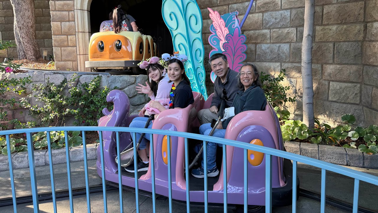 Alice in Wonderland 4K POV with Excellent Lighting Disneyland December 2025