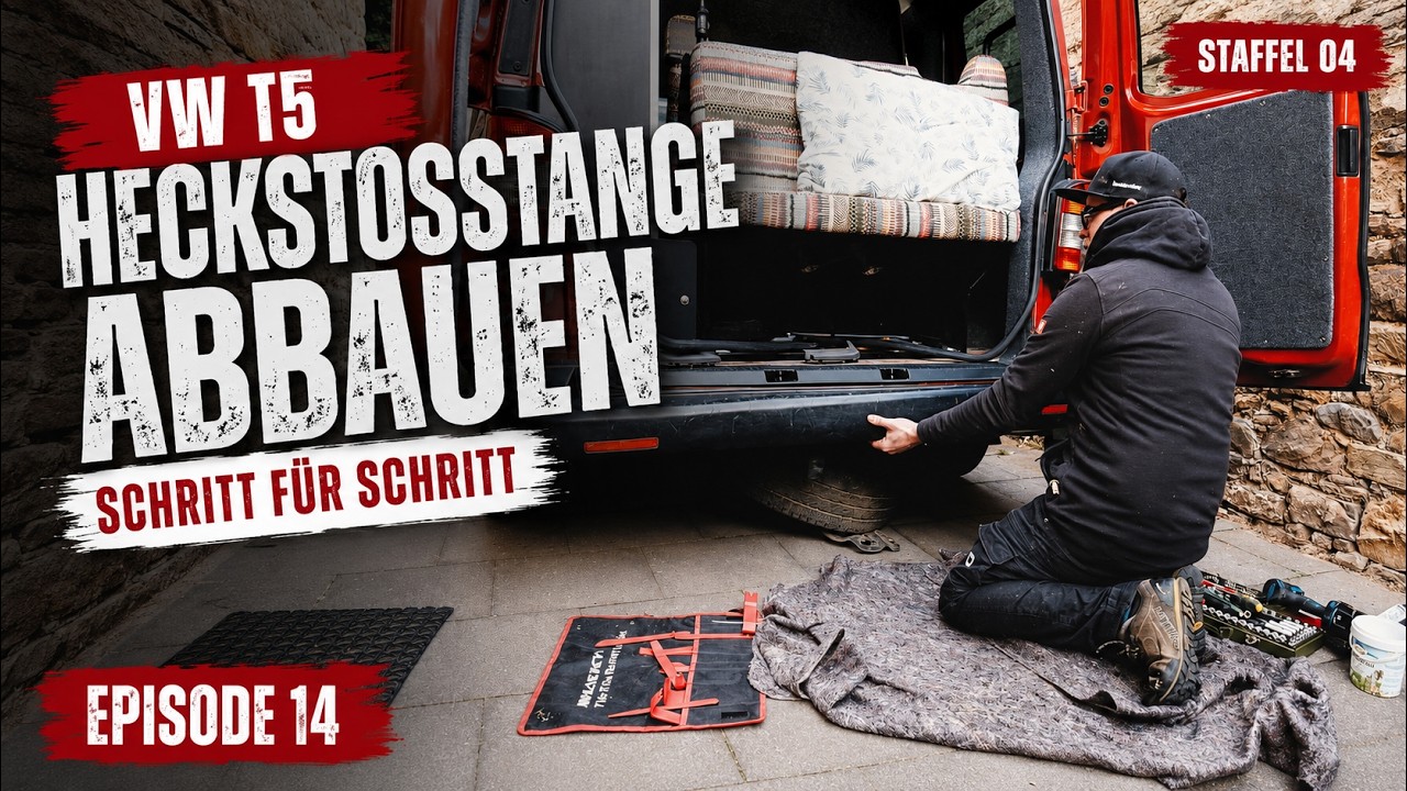 #14 • Stoßstange hinten abbauen | VW T5 Camper Umbau