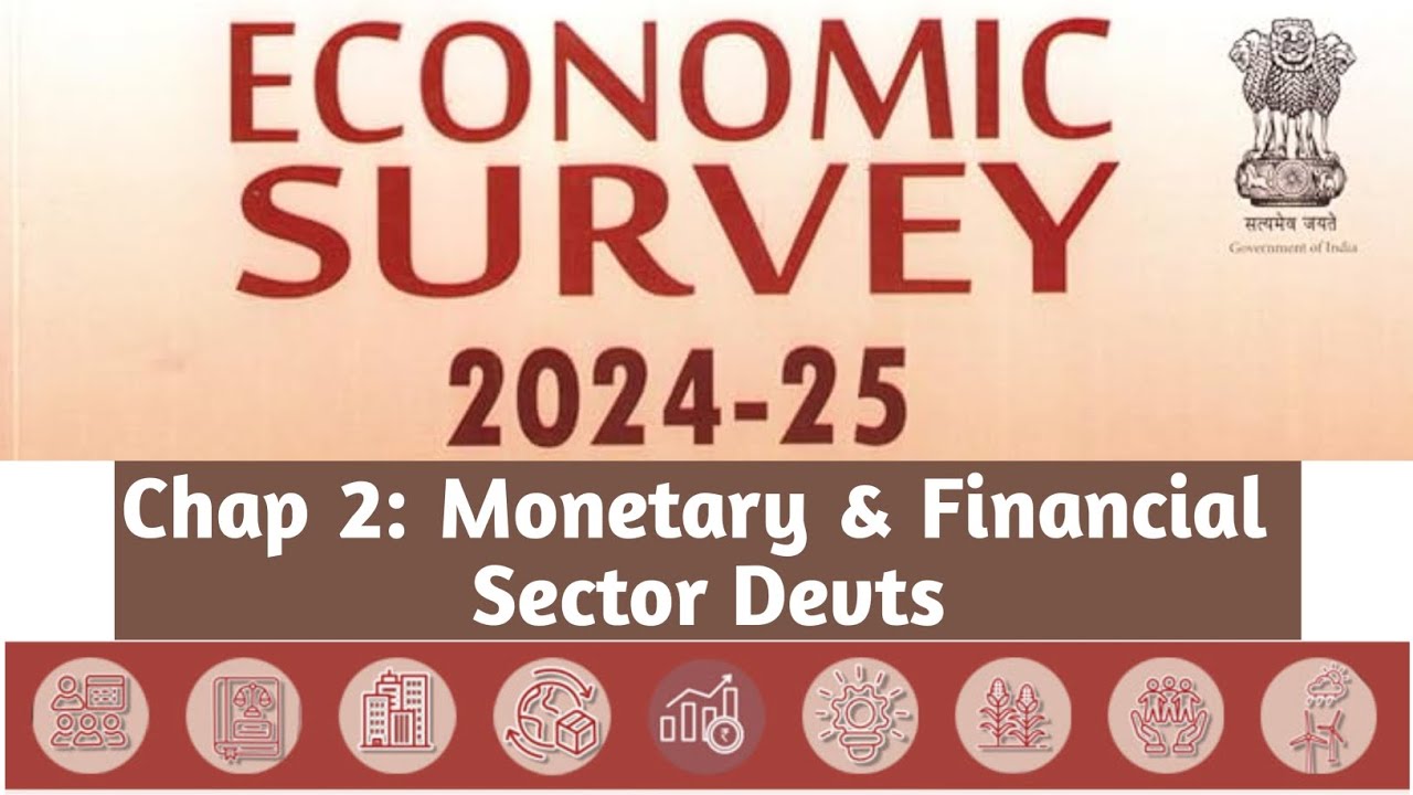 Economic Survey 2024-25 | Monetary & Financial Sector Development | #rbi #upscpreparation 