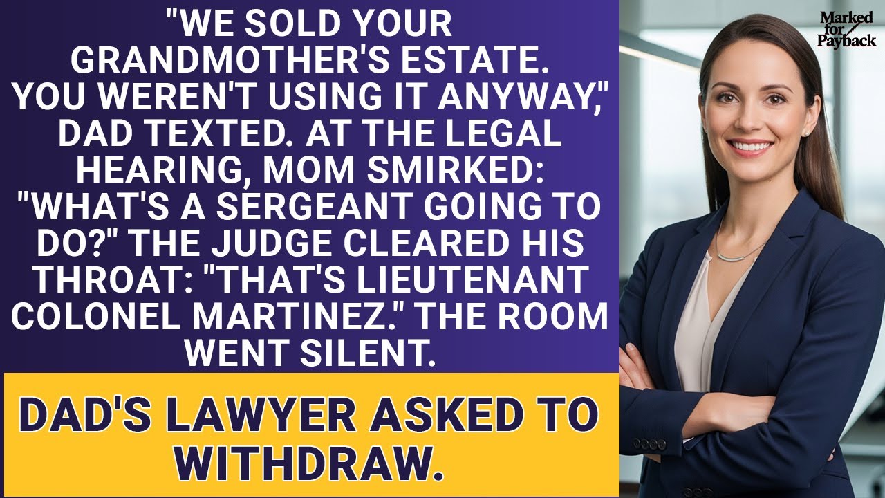 My Parents Sold My Inheritance While I Was Deployed—Then The Military Tribunal Read My Rank
