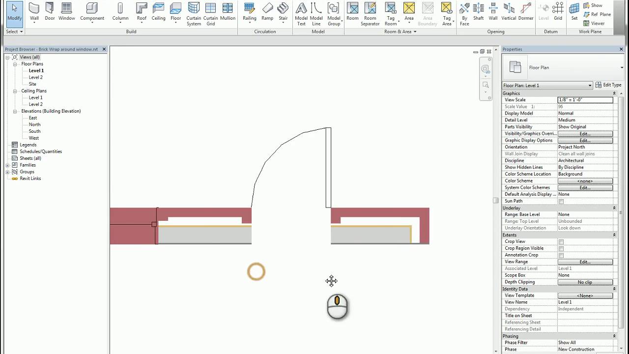 Руководство по закрытию стен Revit Wall Wrap A