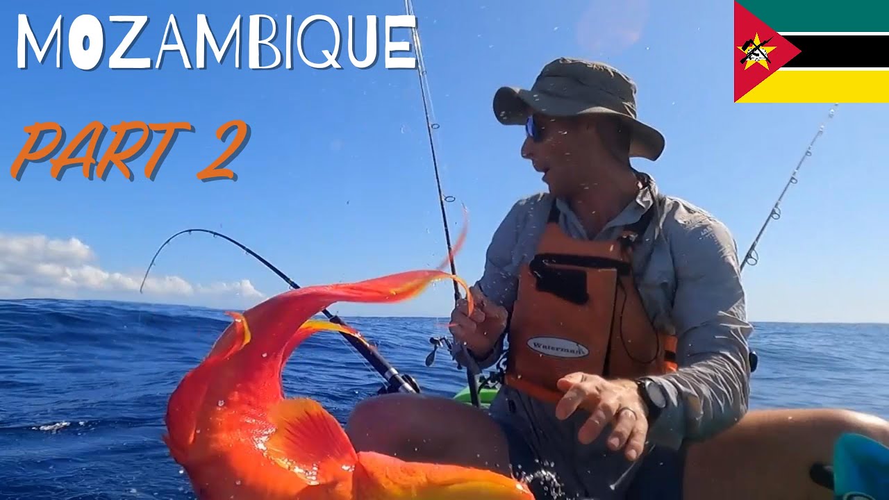 WILD day // Kayak Fishing in Mozambique // Part 2 // 9 Species Caught!