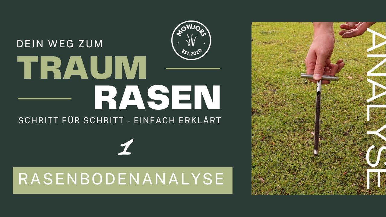 Rasenbodenanalyse - so geht&rsquo;s! | Dein Weg zum TRAUMRASEN
