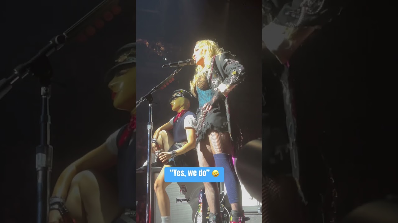 Madonna - Chatting with Audience #madonna #madonnaconcert #celebrationtour #yeswedo